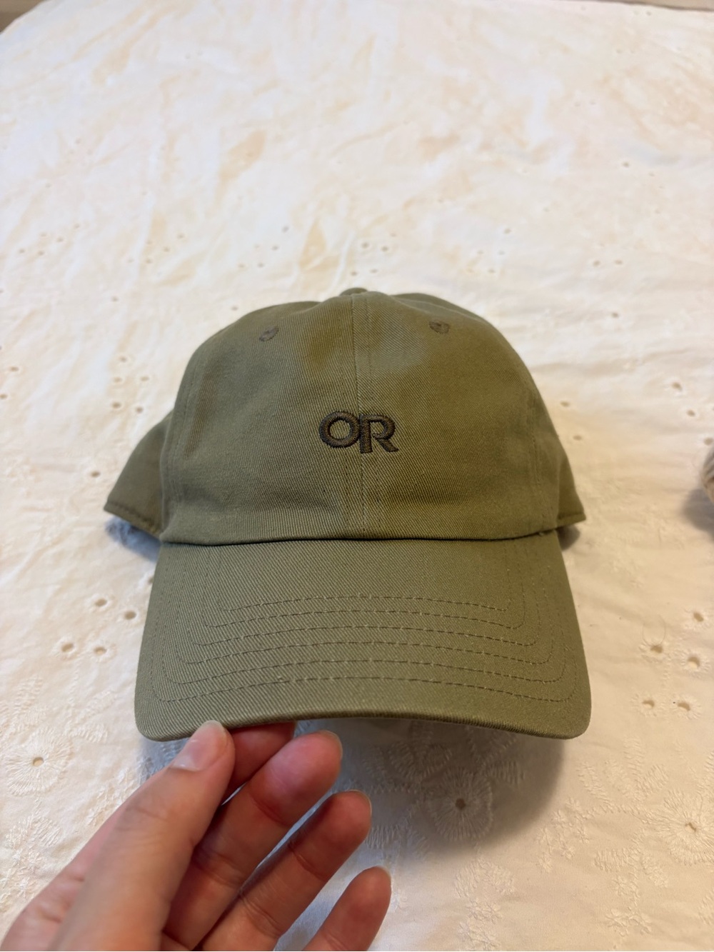 Outdoor Research Olive Green Cap with OR Logo